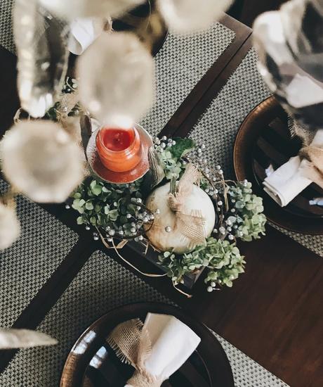 HOW TO MAKE YOUR OWN FALL TABLE CENTERPIECE
