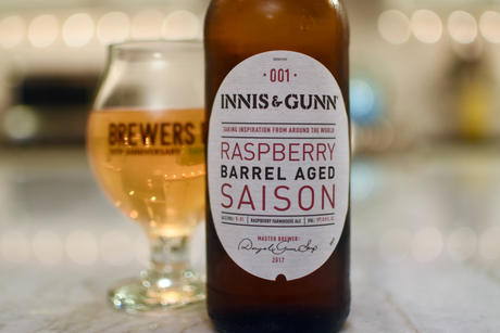 Beer Review – Innis & Gunn Raspberry Barrel Aged Saison