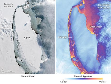 NASA Releases Satellite Images of Larsen C Iceberg