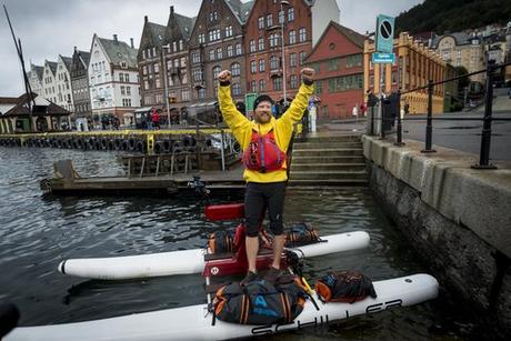 Dave Cornthwaite Completes Expedition Norway - 1240 Miles by Water Bike