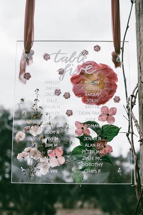 22 Gorgeous Perspex / Acrylic Wedding Signs To Buy OR DIY!