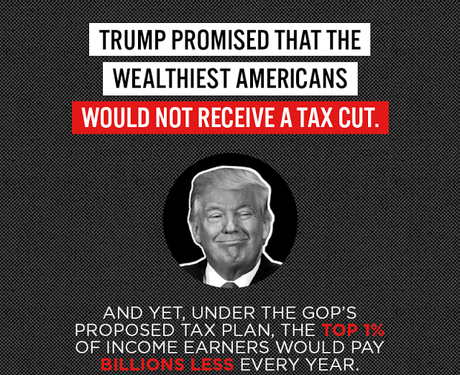 Trump Is Lying About The Tax Cuts The GOP Wants