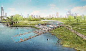 Design Firm Reimagines Chicago Riverwalk as Lively Natural Habitat