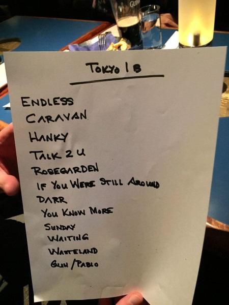 John Cale: Tokyo 2017/10/06 setlist