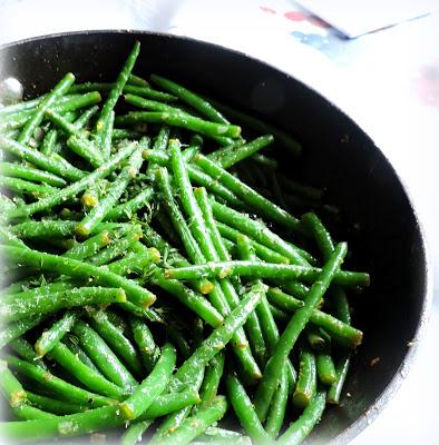 Green Beans with Shallots, Lemon & Thyme