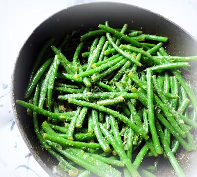 Green Beans with Shallots, Lemon & Thyme