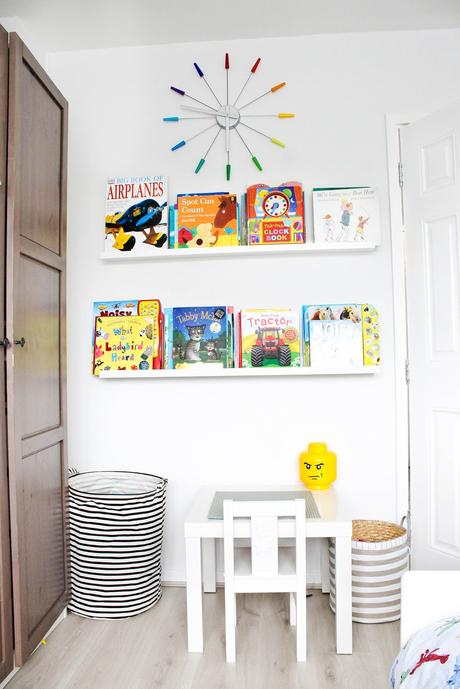 clever storage ideas for kids rooms, storage ideas for childrens rooms, kids interior decor, picture ledges for books, 