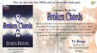 Broken Chords by Jessica Bayliss.@YABoundToursPR  @JBaylissWrites