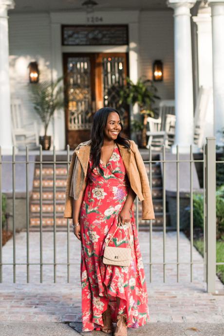 Transitioning A Maxi Dress Into Fall