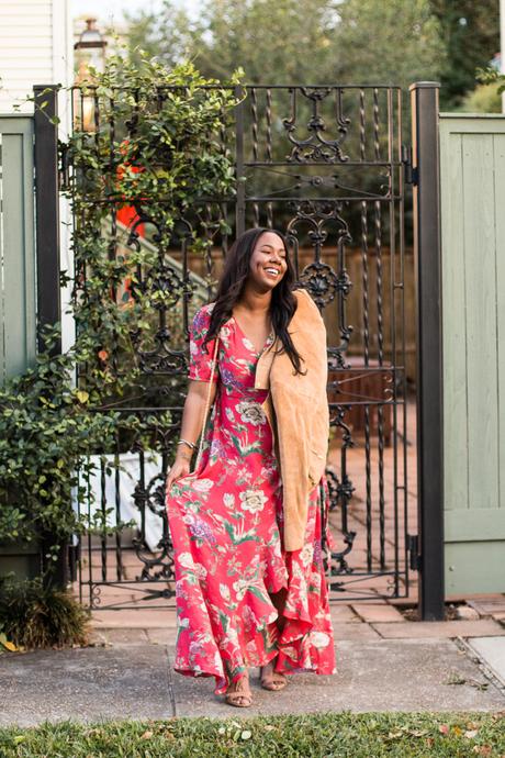 Transitioning A Maxi Dress Into Fall