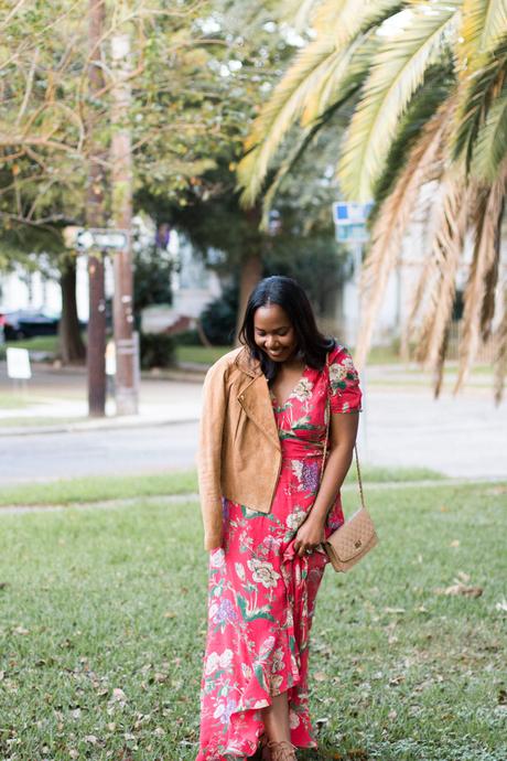 maxi dress and suede jacket-6