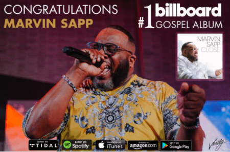 Marvin Sapp Has The #1 Billboard Debut Album With “Close”