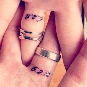 Date Tattoo For Couples