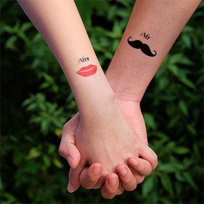 Mr & Mrs tattoo