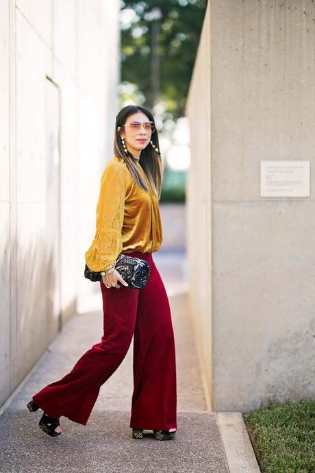 From Grandma with Love // Jewel Toned Ruby Pants