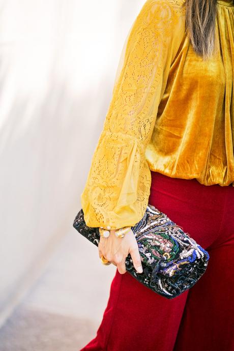 From Grandma with Love // Jewel Toned Ruby Pants