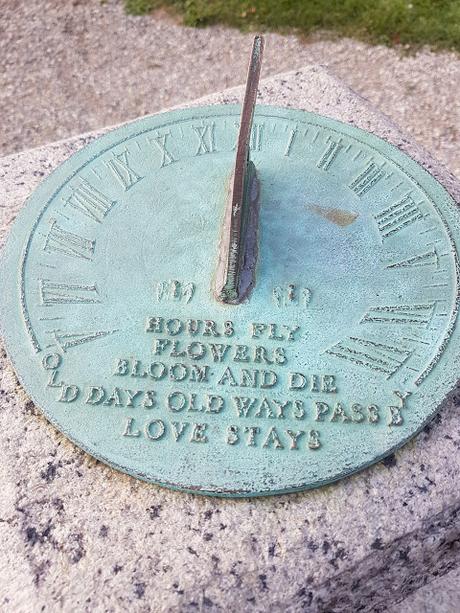 Salem Massachusetts Ropes Mansion Sundial Garden Quote