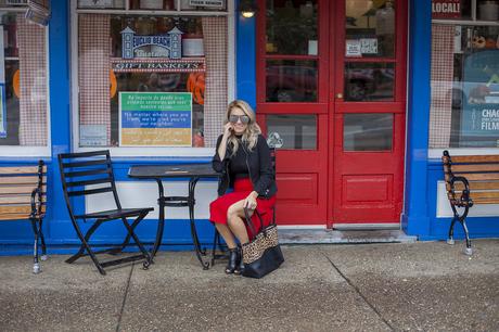 Fall fashion trends: red is RED HOT right now. 