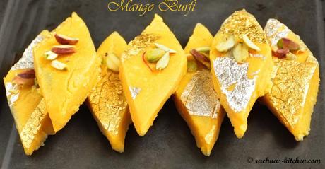 Mango Burfi Recipe, How to make mango burfi | Mango peda