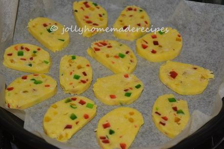 Eggless Tutti Frutti Cookies | Karachi Biscuits Recipe | Fruit Cookies