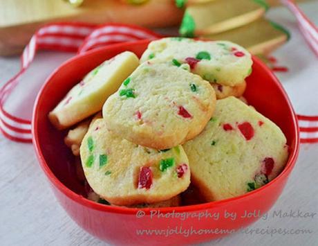 Eggless Tutti Frutti Cookies | Karachi Biscuits Recipe | Fruit Cookies