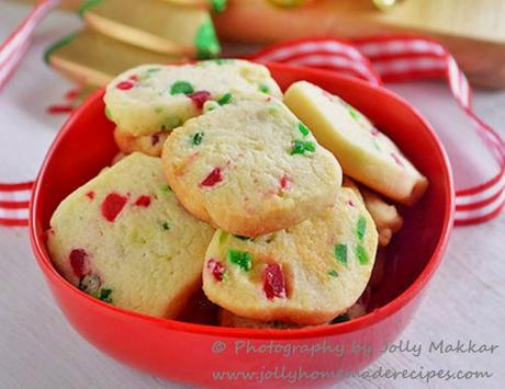 Eggless Tutti Frutti Cookies | Karachi Biscuits Recipe | Fruit Cookies