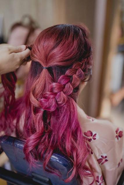 My Pink Hair Bride Aspirations by Salon B