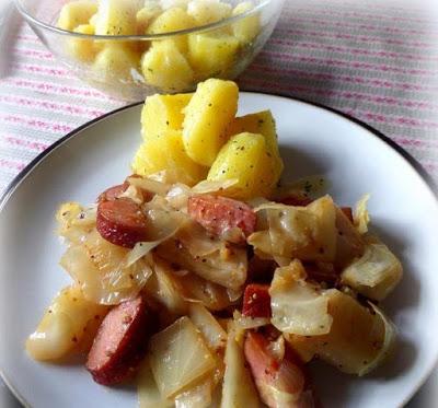 Smoked Sausage & Cabbage Skillet Supper