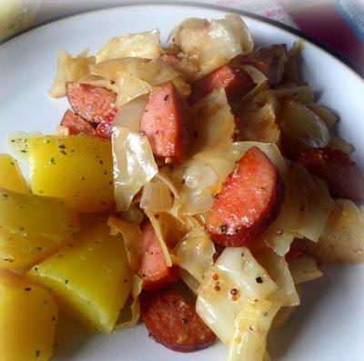 Smoked Sausage & Cabbage Skillet Supper