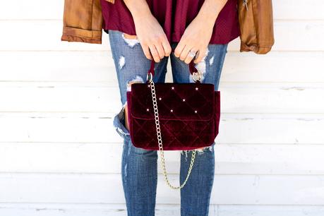 Mommy and Me Fall Fashion: Burgundy