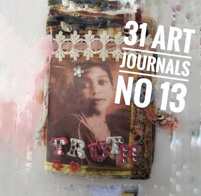 31 Art Journals No: 13 - Cereal Bag Journal