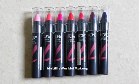 THE ONE EXPRESS LIP CRAYONS by ORIFLAME Review & Swatches