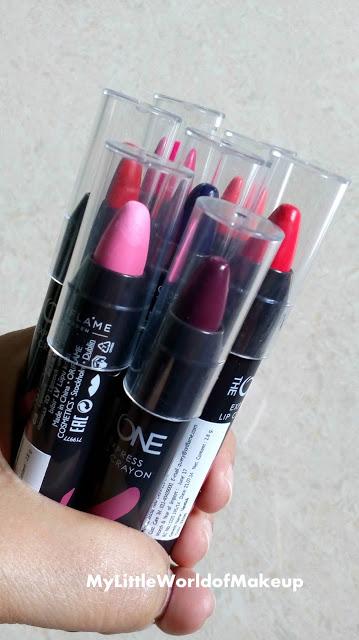THE ONE EXPRESS LIP CRAYONS by ORIFLAME Review & Swatches