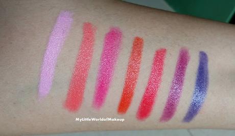 THE ONE EXPRESS LIP CRAYONS by ORIFLAME Review & Swatches