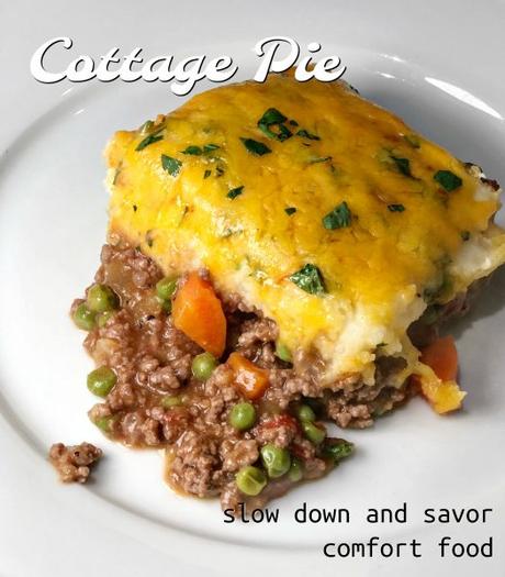 Cottage Pie, comfort food for when it finally feels like fall.