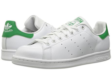 Stan Smith style sneakers are popular in Paris.