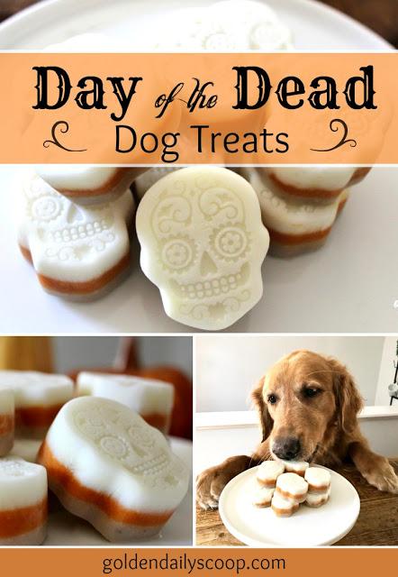 homemade day of the dead dog treats diy