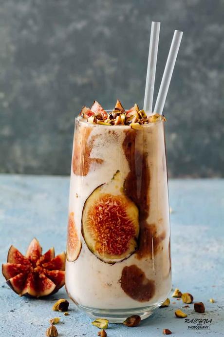 Fresh figs milkshake recipe | How to make figs milkshake recipe