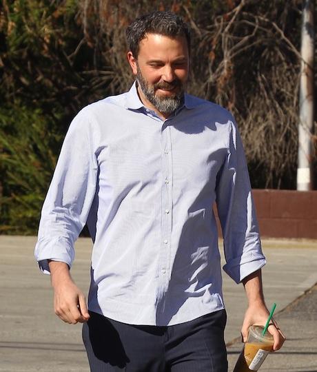 Ben Affleck spotted arriving to the Church in Pacific Palisades