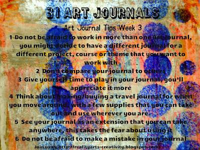 31 Art Journals - Weekly Tips No:3 - Recaps and More