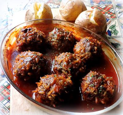 BBQ Porcupine Meatballs