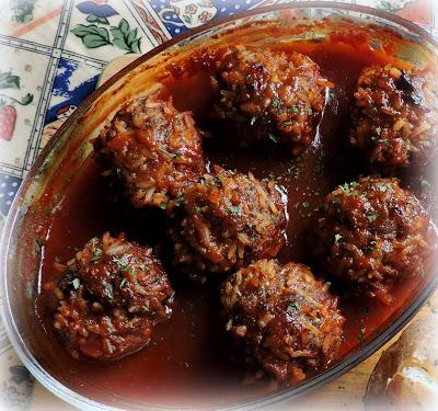 BBQ Porcupine Meatballs