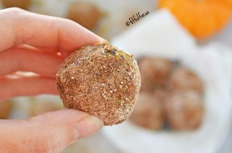 Healthy, No-Bake Pumpkin Spice Doughnuts (gluten free, vegan)