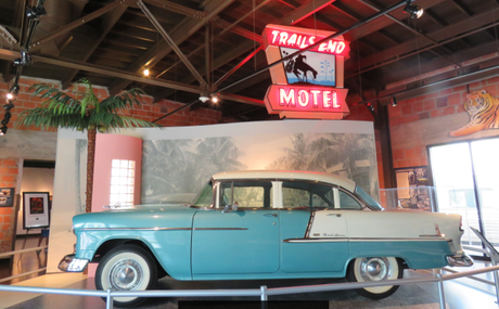 Car on display at Naples Depot museum