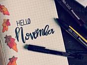 Bullet Journal November 2017 Layout