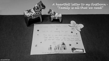 Heartfelt Letter Firstborn 