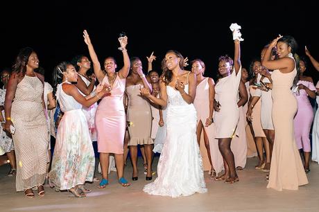 Nigerian  wedding in La Malteze Santorini