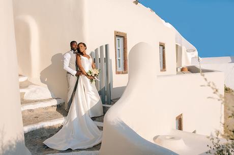 Nigerian  wedding in La Malteze Santorini