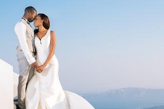 Nigerian  wedding in La Malteze Santorini