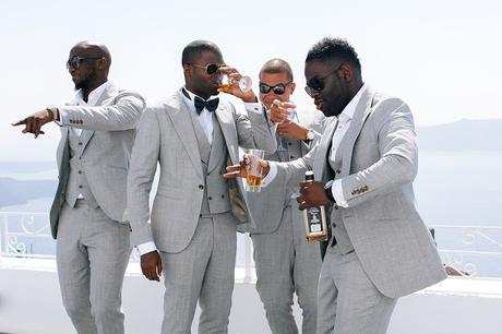 Nigerian  wedding in La Malteze Santorini